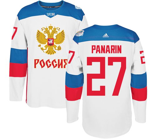 Artemi Panarin Team Russia white jersey
