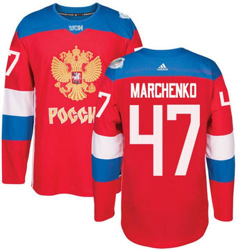 Alexey Marchenko Team Russia red jersey