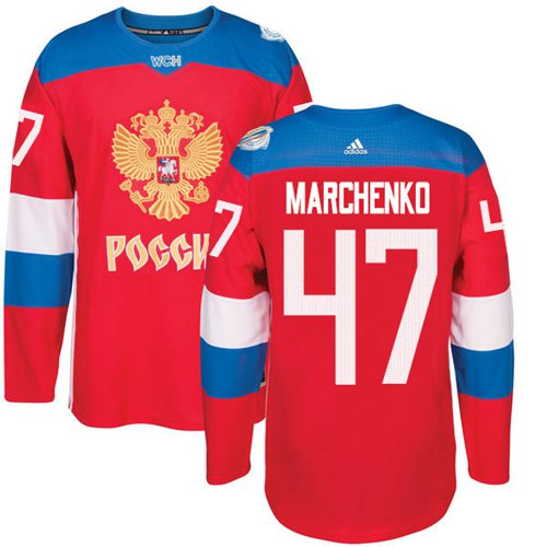 Alexey Marchenko Team Russia red jersey