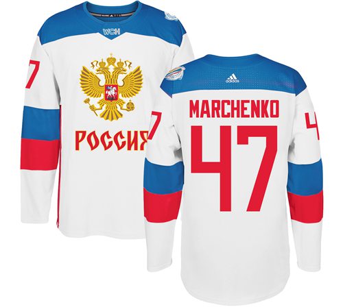 Alexey Marchenko Team Russia white jersey