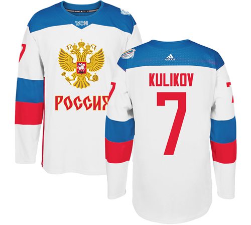 Dmitri Kulikov Team Russia white jersey