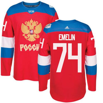 Alexei Emelin Team Russia red jersey