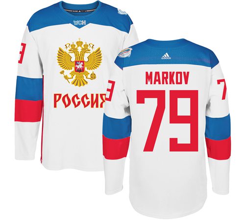 Andrei Markov Team Russia white jersey