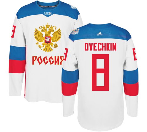 Alexander Ovechkin Team Russia white jersey