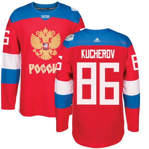 Nikita Kucherov Team Russia red jersey