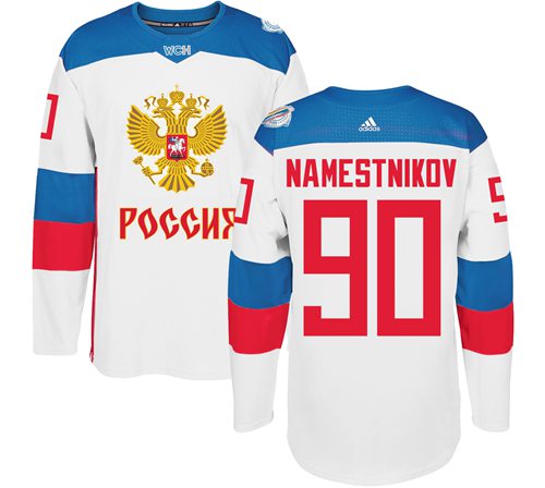 Vladislav Namestnikov Team Russia white jersey