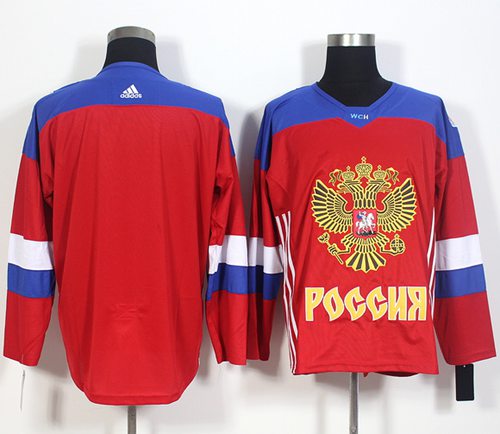 Custom Team Russia red jersey