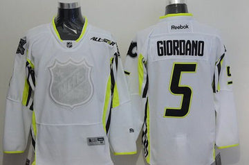 Toews Mark Giordano Calgary Flames white All-Star jersey