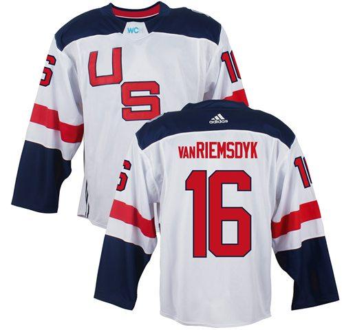 USA James van Riemsdyk Team USA Hockey white jersey
