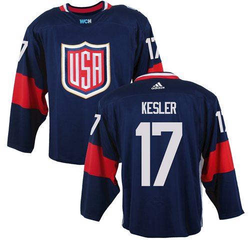 USA Ryan Kesler Team USA Hockey navy jersey