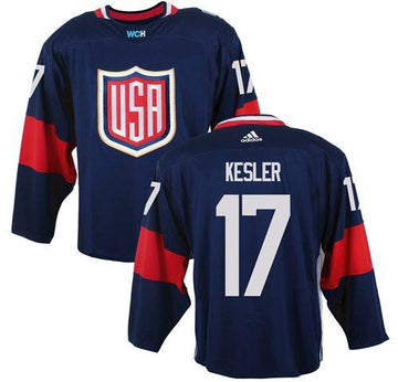 USA Ryan Kesler Team USA Hockey navy jersey