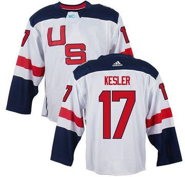 USA Ryan Kesler Team USA Hockey white jersey