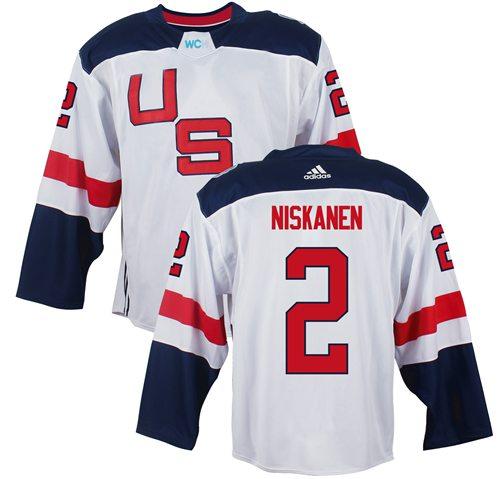 USA Matt Niskanen Team USA Hockey white jersey