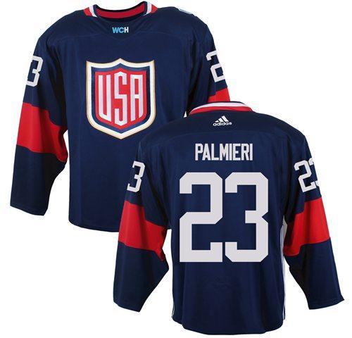 USA Kyle Palmieri Team USA Hockey navy jersey