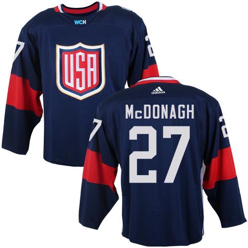 USA Ryan McDonagh Team USA Hockey navy jersey