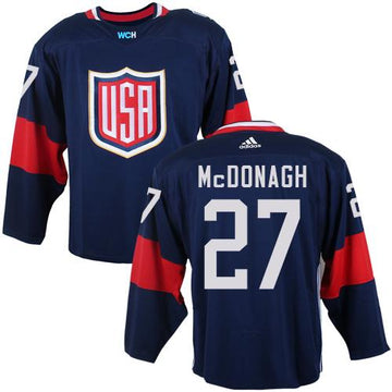 USA Ryan McDonagh Team USA Hockey navy jersey