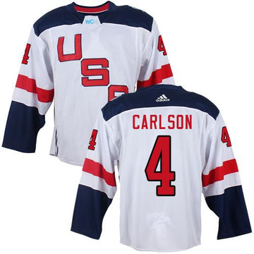 USA John Carlson Team USA Hockey white jersey