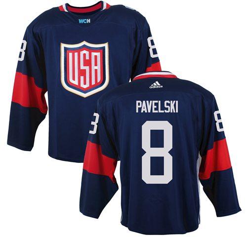 USA Joe Pavelski Team USA Hockey navy jersey