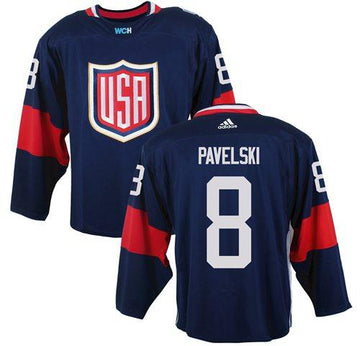 USA Joe Pavelski Team USA Hockey navy jersey
