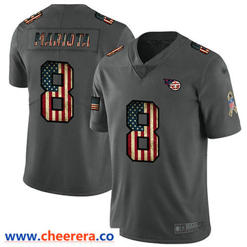Marcus Mariota Carbon Tennessee Titans black Limited jersey