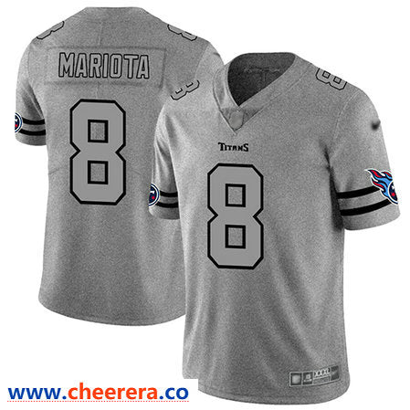 Marcus Mariota Tennessee Titans gray Limited jersey
