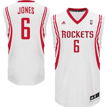Terrence Jones Houston Rockets white jersey