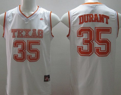 Kevin Durant Texas Longhorns white jersey