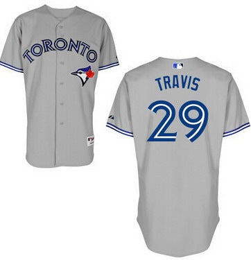 Devon Travis Toronto Blue Jays gray jersey