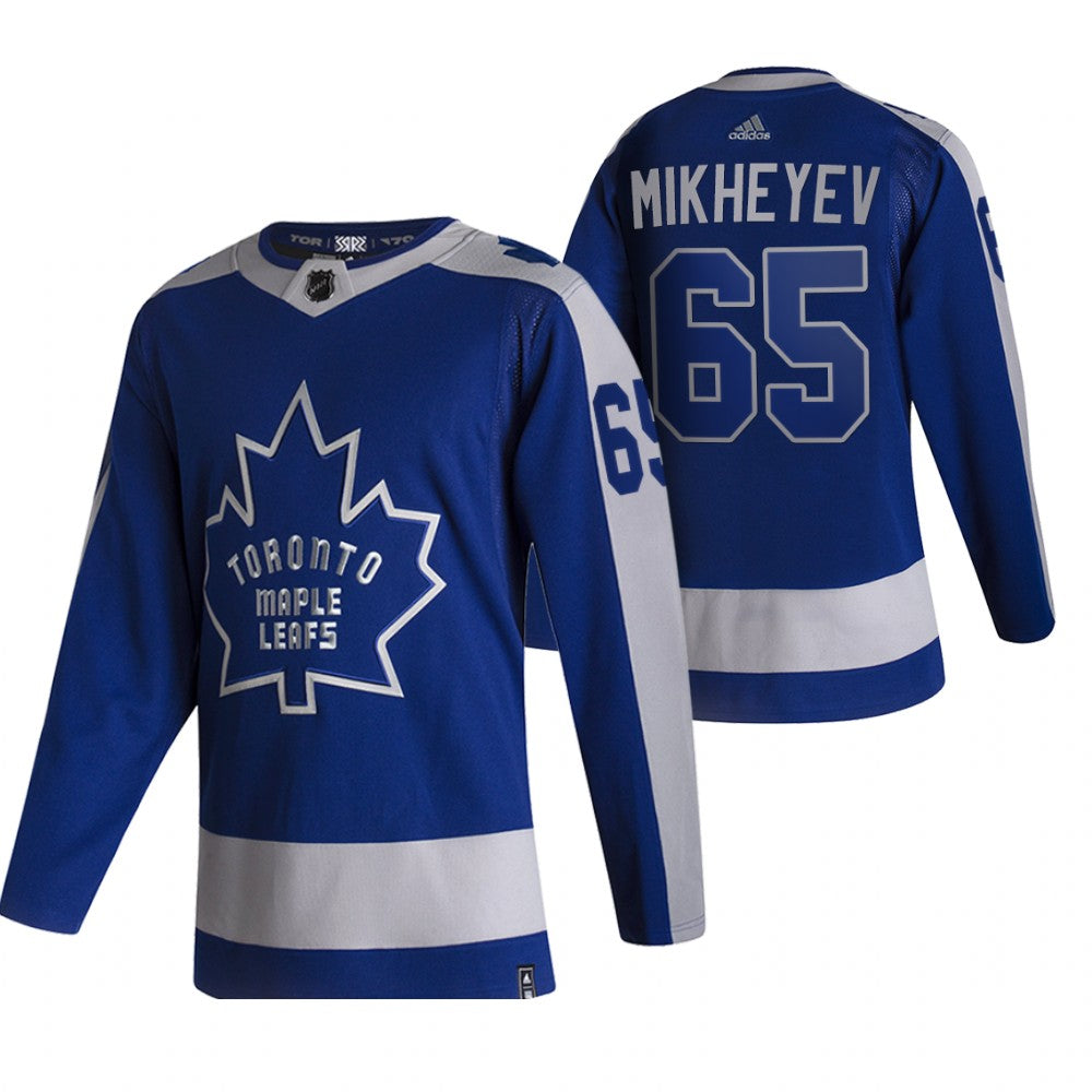Ilya Mikheyev Toronto Maple Leafs blue Reverse Retro jersey