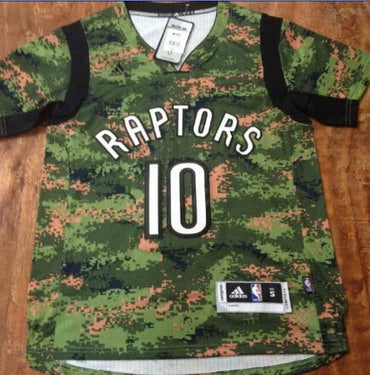NBA Demar DeRozan Revolution Toronto Raptors camo Camo jersey