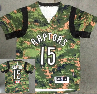 Vince Carter Revolution Toronto Raptors camo Camo jersey