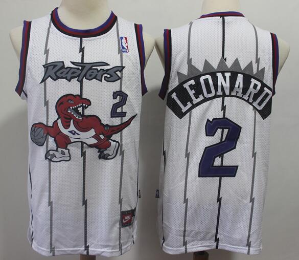 Kawhi Leonard Hardwood Toronto Raptors white Classic jersey