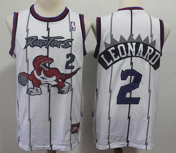 Kawhi Leonard Hardwood Toronto Raptors white Classic jersey