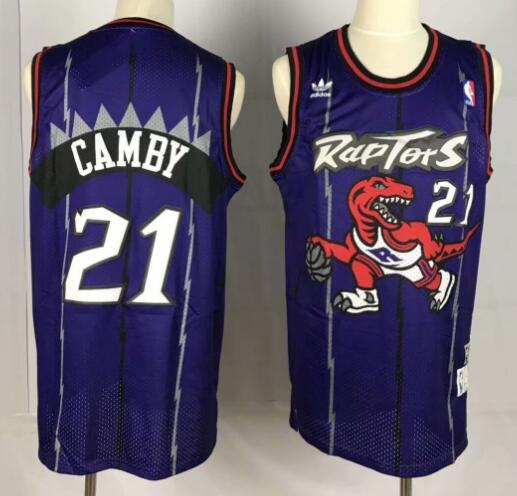 Marcus Camby Toronto Raptors purple Retro jersey