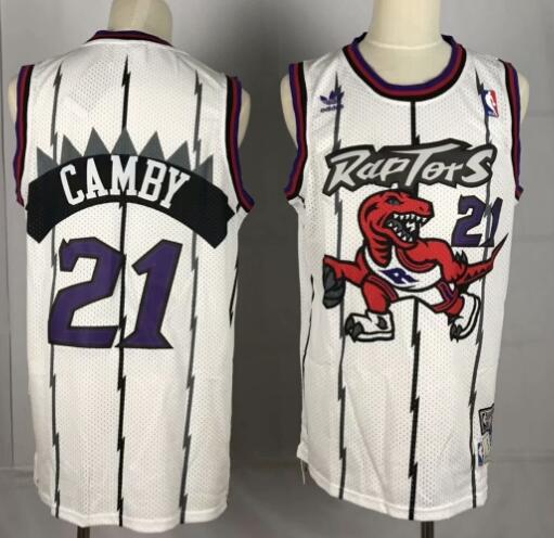 Marcus Camby Toronto Raptors white Retro jersey