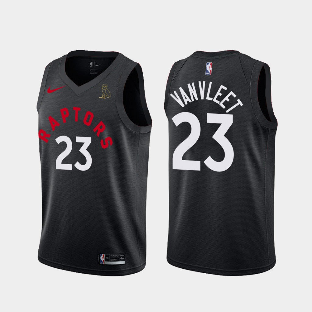 Fred Vanvleet Toronto Raptors black jersey