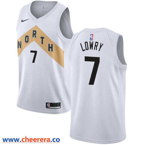 Kyle Lowry Nike Toronto Raptors white jersey