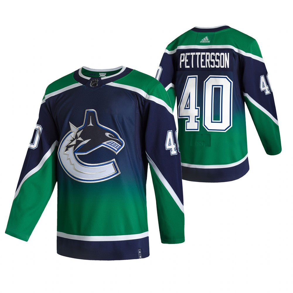 Elias Pettersson Vancouver Canucks green Reverse Retro jersey