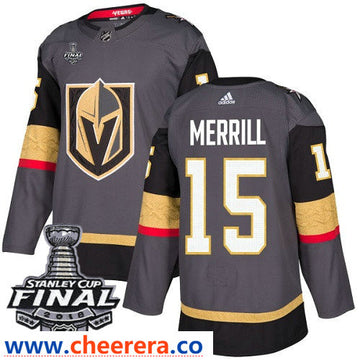 Jon Merrill Vegas Golden Knights gray Home jersey