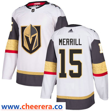 Jon Merrill Vegas Golden Knights white Away jersey