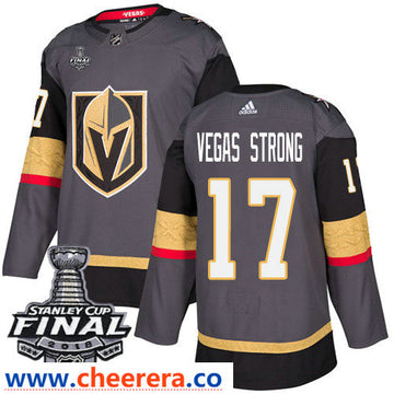 Vegas Strong Vegas Golden Knights gray Home jersey