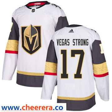 Vegas Strong Vegas Golden Knights white Away jersey