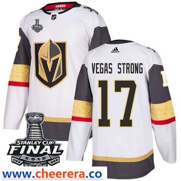 Vegas Strong Vegas Golden Knights white Away jersey