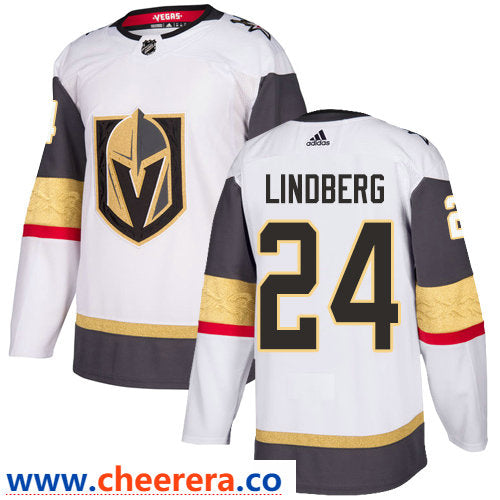 Oscar Lindberg Vegas Golden Knights white Away jersey