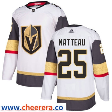 Stefan Matteau Vegas Golden Knights white Away jersey
