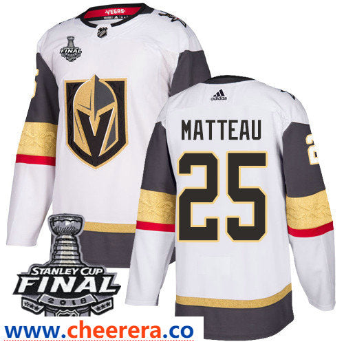 Stefan Matteau Vegas Golden Knights white Away jersey