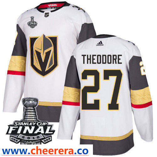 Shea Theodore Vegas Golden Knights white Away jersey