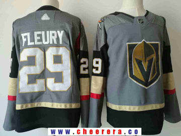 Marc-Andre Fleury Vegas Golden Knights grey jersey