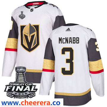 Brayden McNabb Vegas Golden Knights white Away jersey