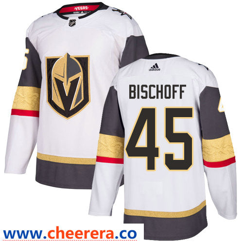 Jake Bischoff Vegas Golden Knights white Away jersey